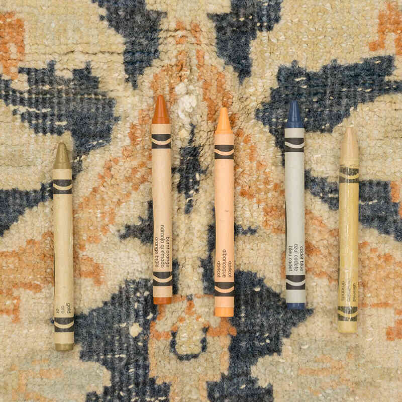 Vintage Turkish Hand-Knotted Rug - 4' 4" x 6' 2" (52" x 74") - K0081002