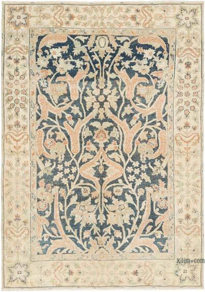 Alfombra Vintage Turca Anudada a Mano - 131 cm x 188 cm