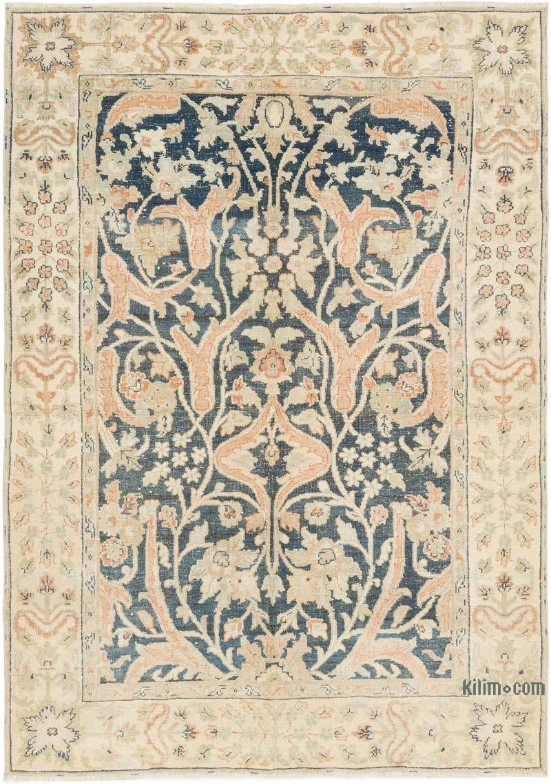 Vintage Turkish Hand-Knotted Rug - 4' 4" x 6' 2" (52" x 74") - K0081002
