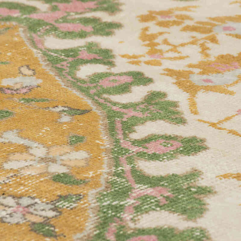 Alfombra Vintage Turca Anudada a Mano - 215 cm x 336 cm - K0081003