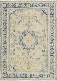 Vintage Turkish Hand-Knotted Rug - 7' 9" x 10' 6" (93" x 126")
