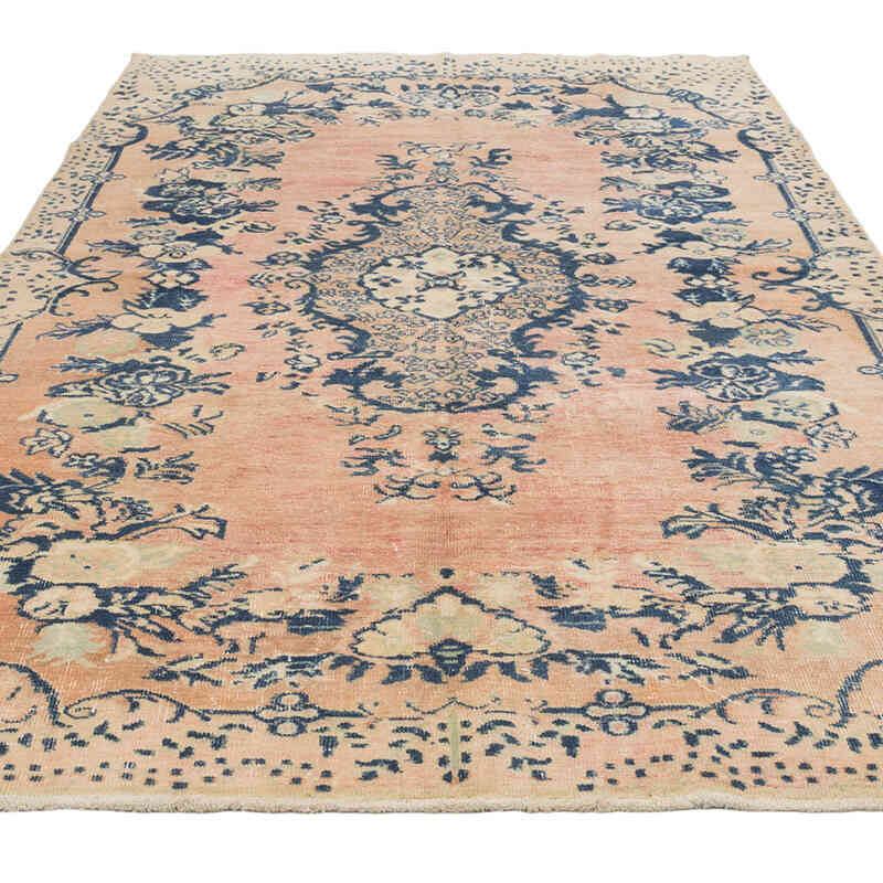Alfombra Vintage Turca Anudada a Mano - 166 cm x 273 cm - K0081005