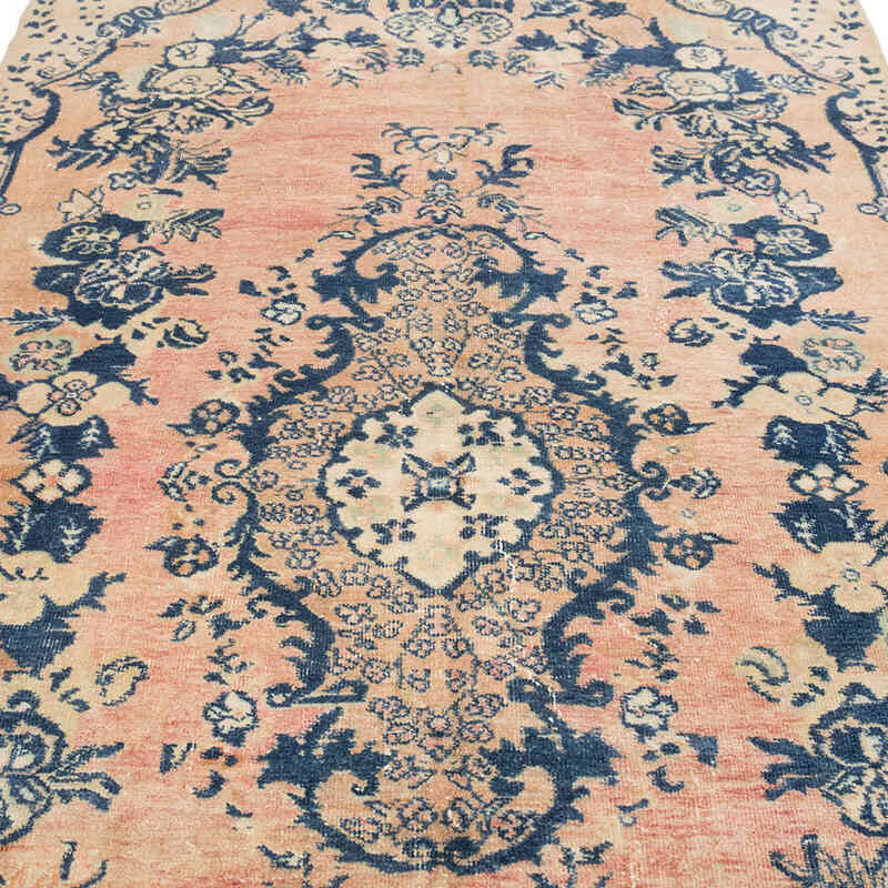 Alfombra Vintage Turca Anudada a Mano - 166 cm x 273 cm - K0081005