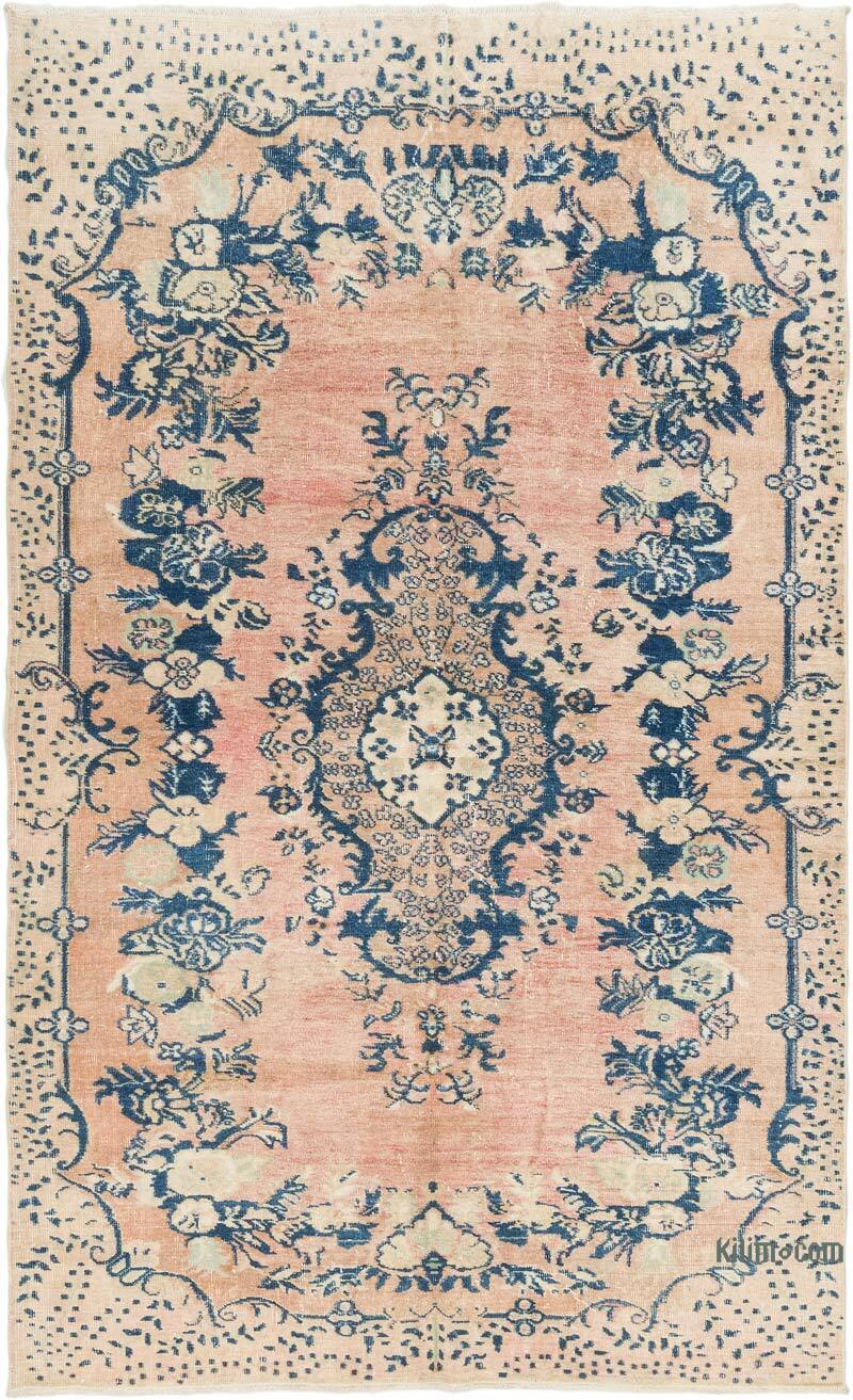 Alfombra Vintage Turca Anudada a Mano - 166 cm x 273 cm - K0081005