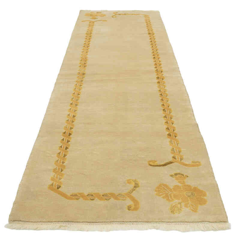 Vintage Turkish Hand-Knotted Runner - 2' 10" x 9' 10" (34" x 118") - K0081007
