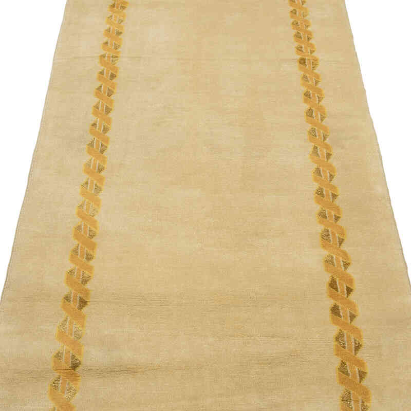 Vintage Turkish Hand-Knotted Runner - 2' 10" x 9' 10" (34" x 118") - K0081007