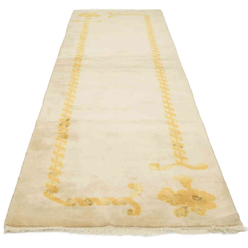 Vintage Turkish Hand-Knotted Runner - 2' 10" x 9' 10" (34" x 118") - K0081007