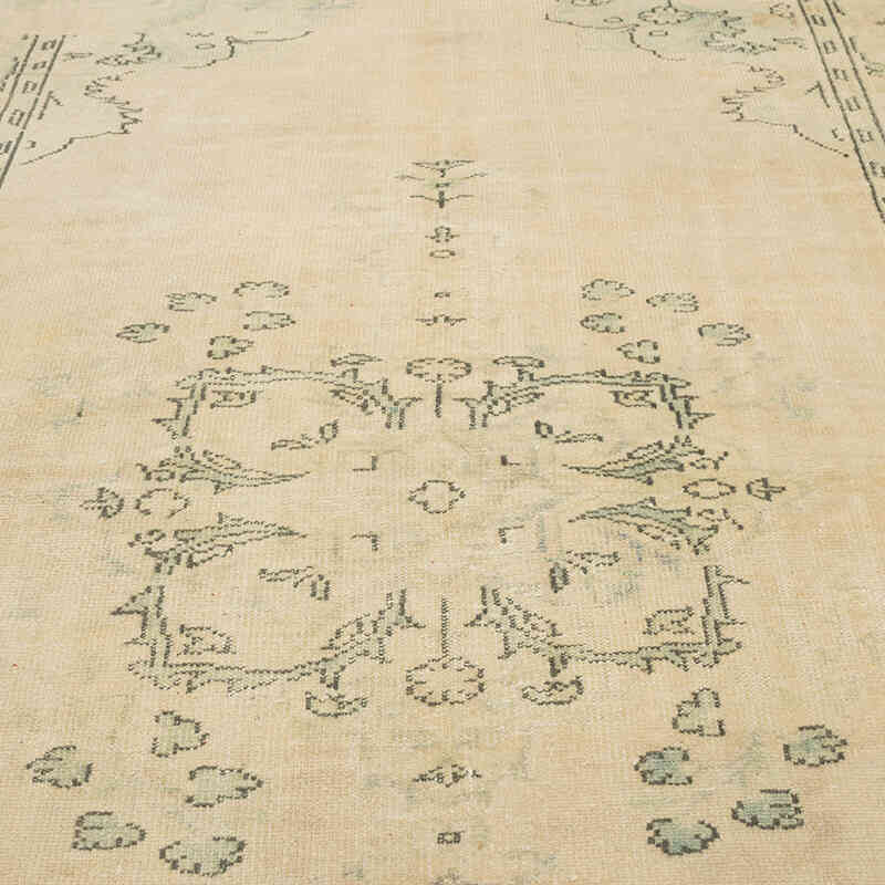Alfombra Vintage Turca Anudada a Mano - 196 cm x 292 cm - K0081009