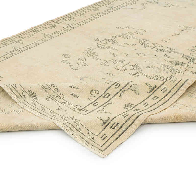 Alfombra Vintage Turca Anudada a Mano - 196 cm x 292 cm - K0081009