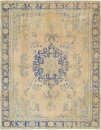Vintage Turkish Hand-Knotted Rug - 9' 1" x 11' 8" (109" x 140")