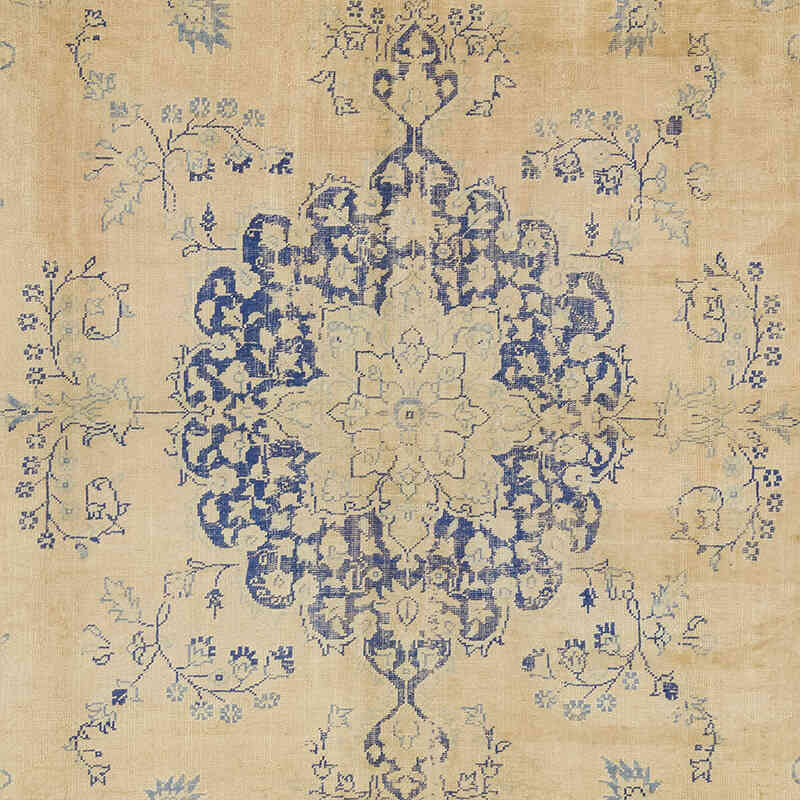 Alfombra Vintage Turca Anudada a Mano - 278 cm x 355 cm - K0081011