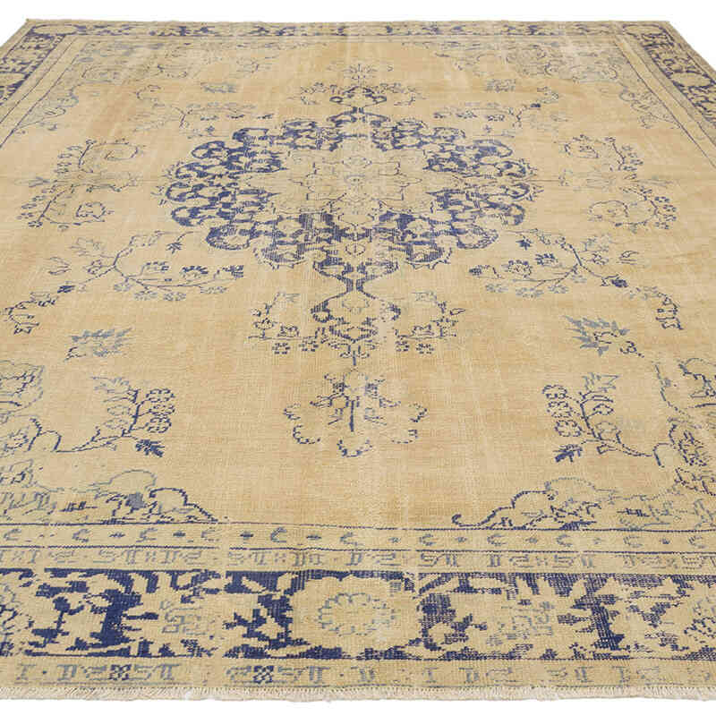 Alfombra Vintage Turca Anudada a Mano - 278 cm x 355 cm - K0081011