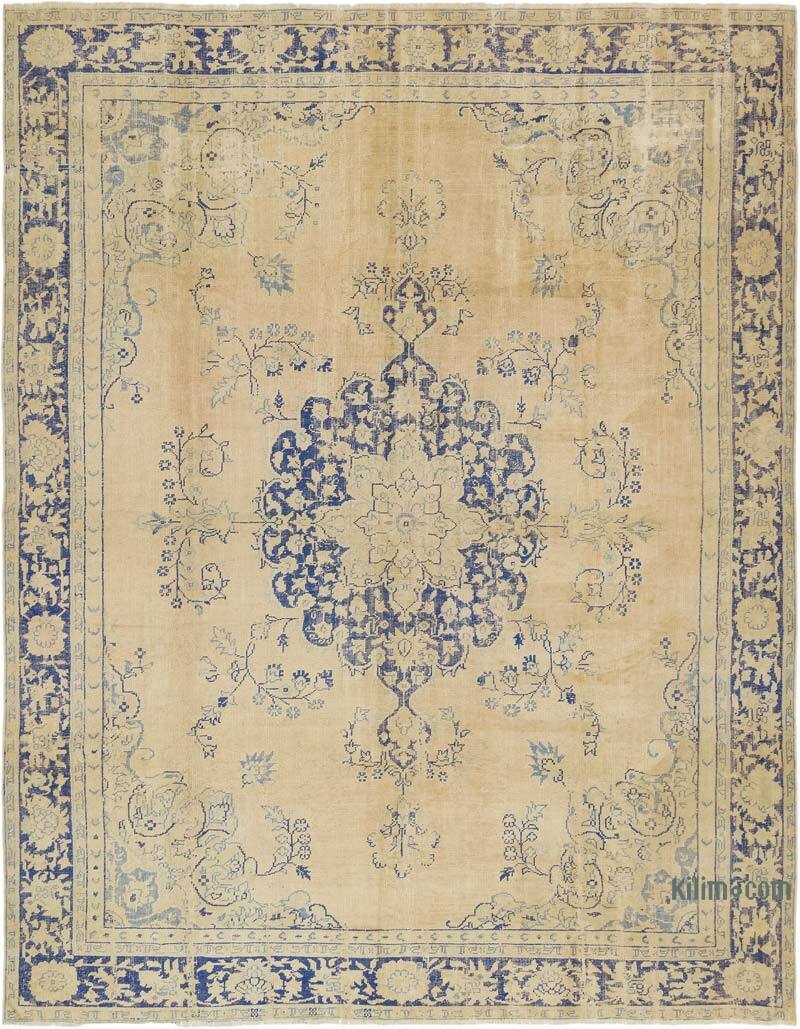 Alfombra Vintage Turca Anudada a Mano - 278 cm x 355 cm - K0081011