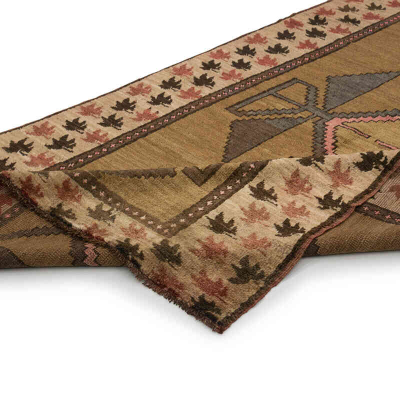 Vintage Turkish Hand-Knotted Runner - 4' 9" x 11' 8" (57" x 140") - K0081015