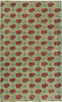 Vintage Turkish Hand-Knotted Rug - 4'  x 6' 7" (48" x 79")