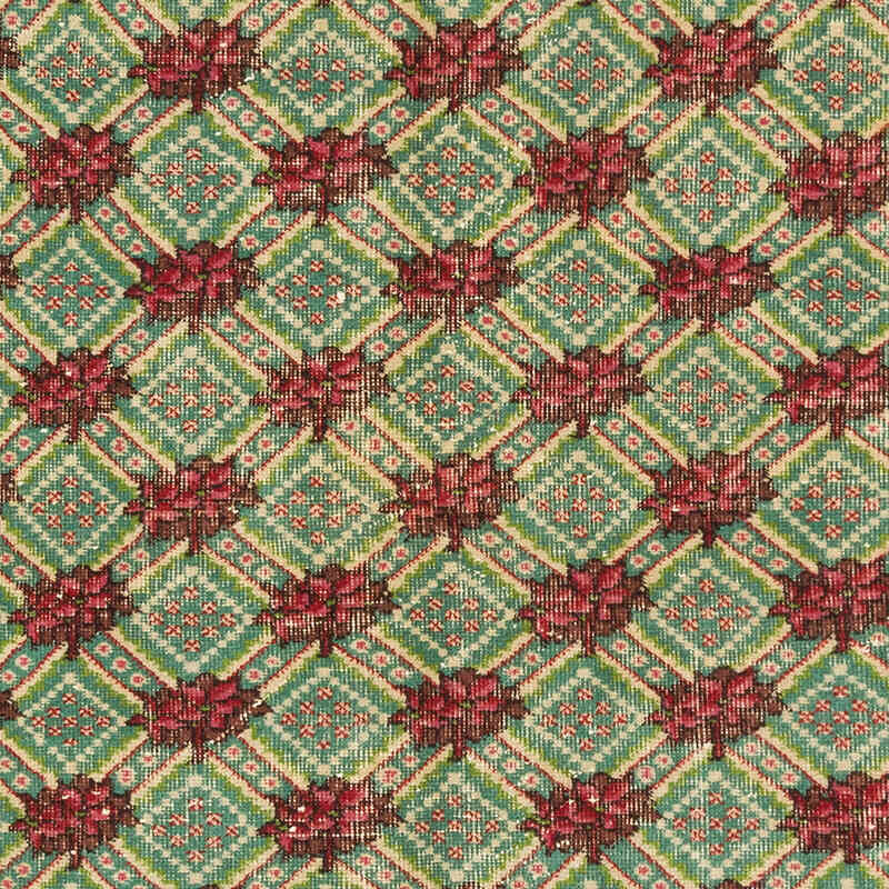 El Dokuma Vintage Halı - 122 cm x 200 cm - K0081018