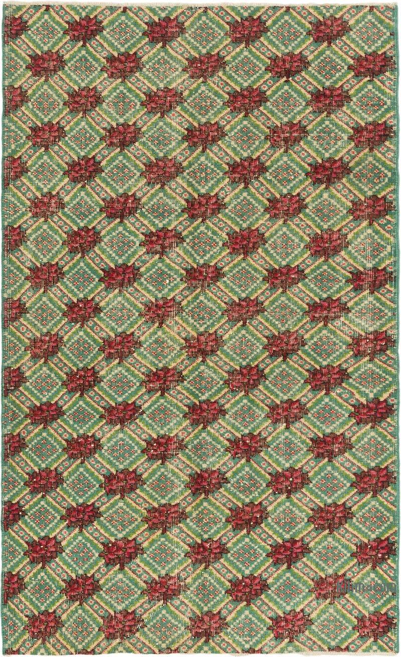 El Dokuma Vintage Halı - 122 cm x 200 cm - K0081018