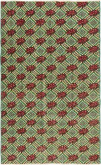 Alfombra Vintage Turca Anudada a Mano - 121 cm x 198 cm