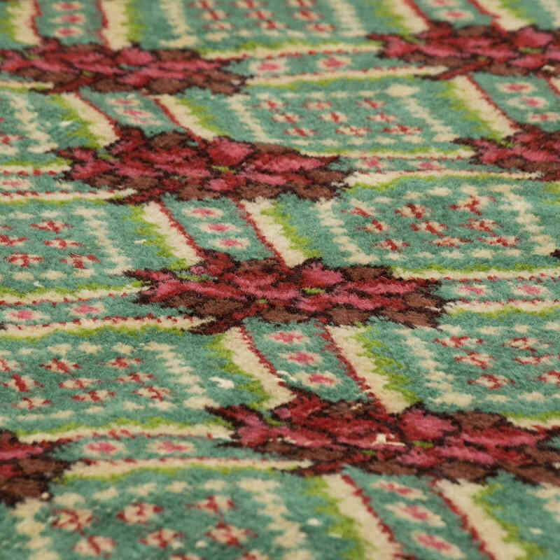 Alfombra Vintage Turca Anudada a Mano - 121 cm x 198 cm - K0081020