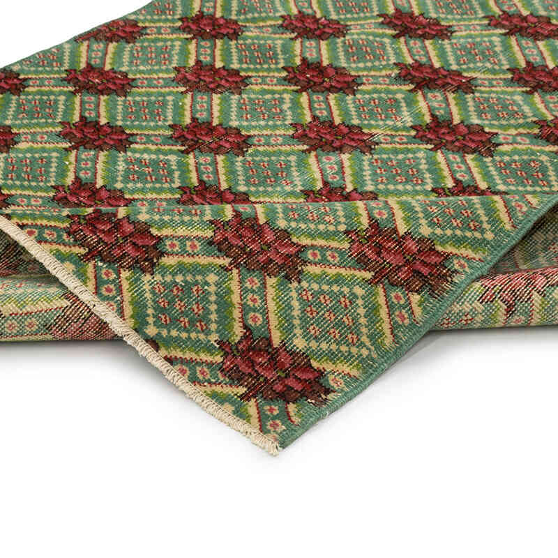 Alfombra Vintage Turca Anudada a Mano - 121 cm x 198 cm - K0081020