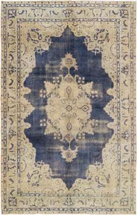 Alfombra Vintage Turca Anudada a Mano - 200 cm x 312 cm