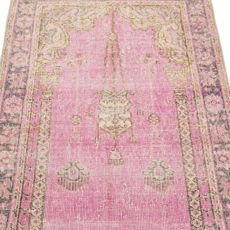 Alfombra Vintage Turca Anudada a Mano - 80 cm x 141 cm - K0081022