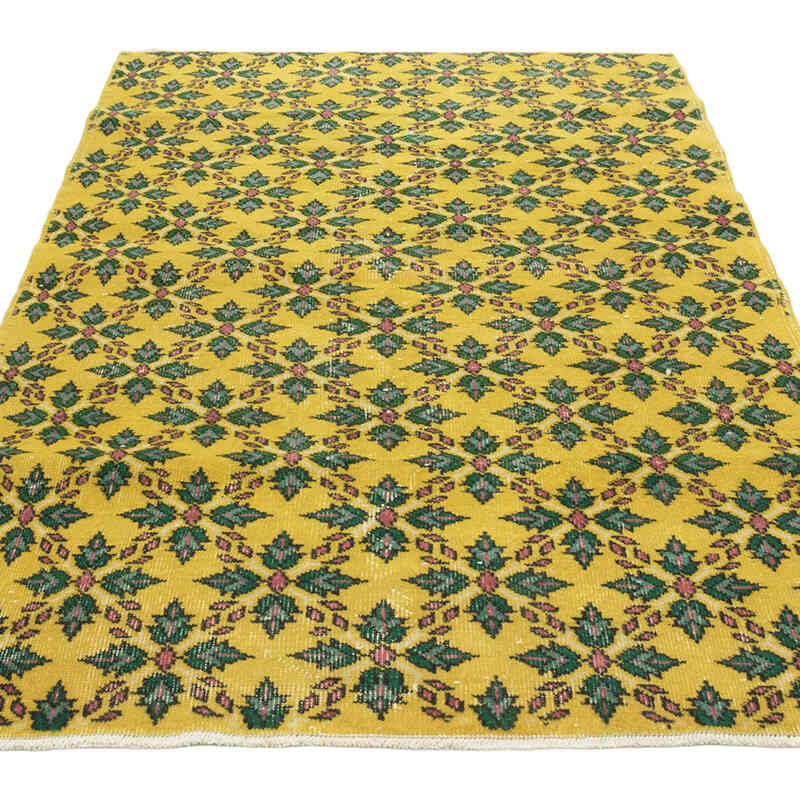 Alfombra Vintage Turca Anudada a Mano - 120 cm x 203 cm - K0081023