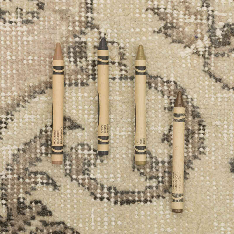 El Dokuma Vintage Halı - 204 cm x 285 cm - K0081027