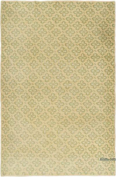 Vintage Turkish Hand-Knotted Rug - 5' 9" x 8' 9" (69" x 105")