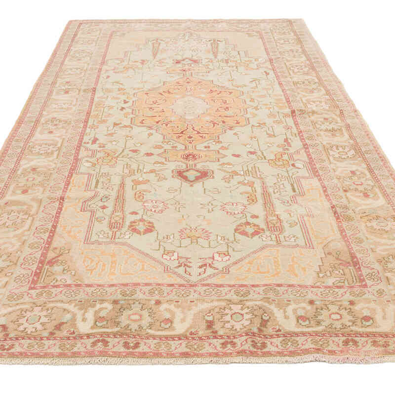 Vintage Turkish Hand-Knotted Rug - 4' 11" x 8' 8" (59" x 104") - K0081033