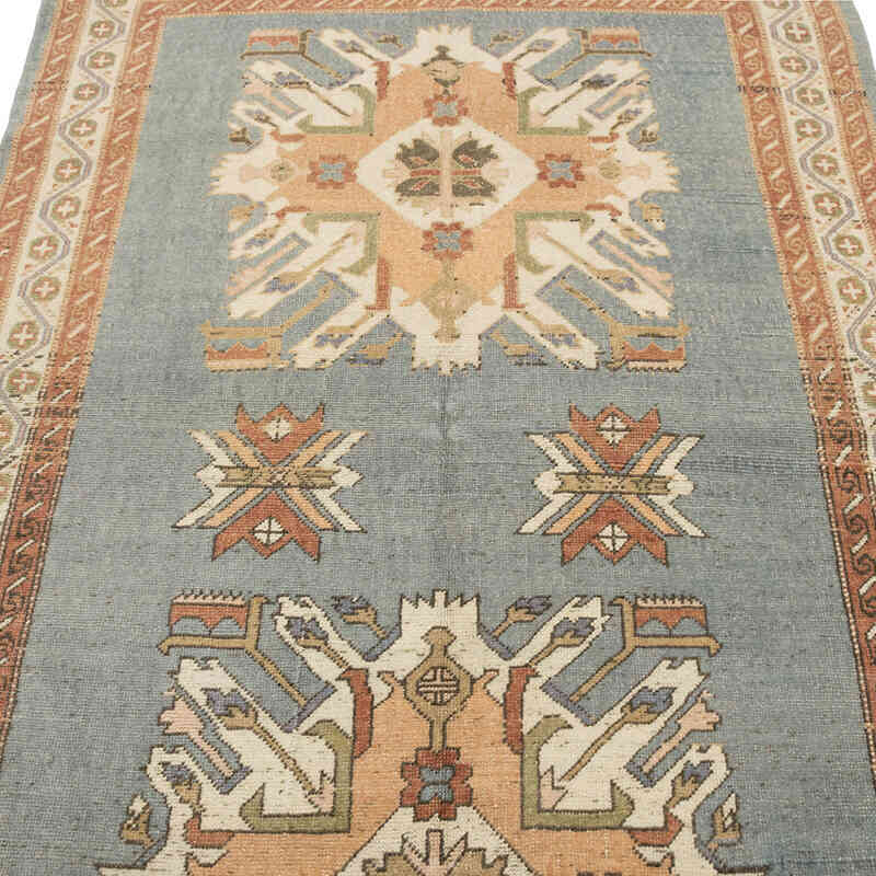 Vintage Turkish Hand-Knotted Rug - 4' 3" x 6' 6" (51" x 78") - K0081034
