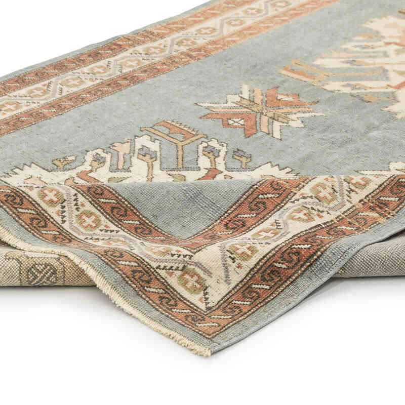 Vintage Turkish Hand-Knotted Rug - 4' 3" x 6' 6" (51" x 78") - K0081034