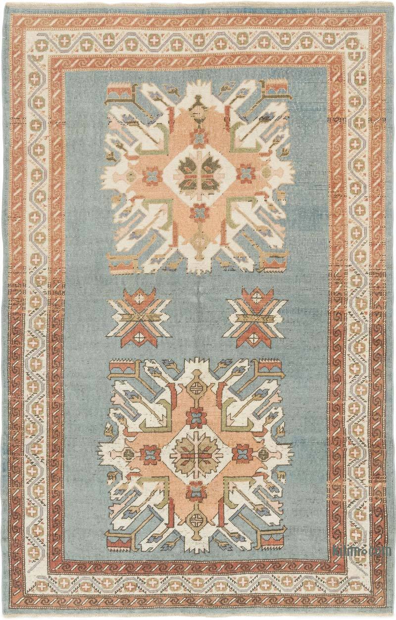 Vintage Turkish Hand-Knotted Rug - 4' 3" x 6' 6" (51" x 78") - K0081034