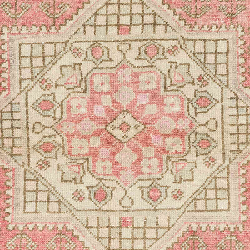 Alfombra Vintage Turca Anudada a Mano - 109 cm x 180 cm - K0081038