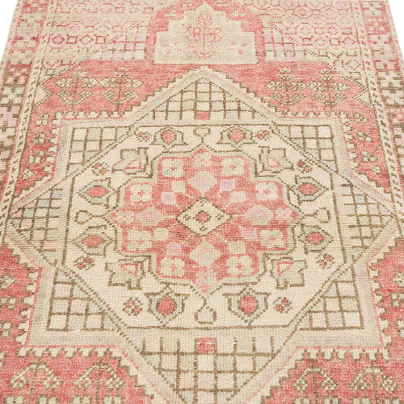 Alfombra Vintage Turca Anudada a Mano - 109 cm x 180 cm - K0081038