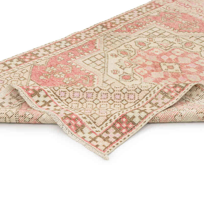 Alfombra Vintage Turca Anudada a Mano - 109 cm x 180 cm - K0081038