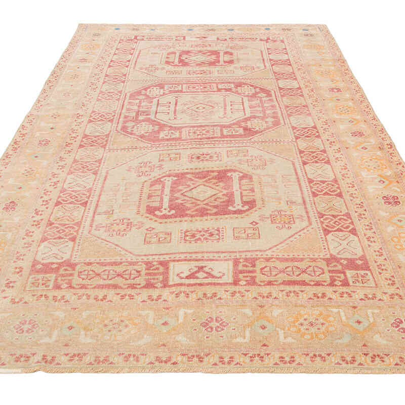 Alfombra Vintage Turca Anudada a Mano - 157 cm x 280 cm - K0081039