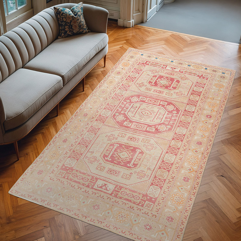 Alfombra Vintage Turca Anudada a Mano - 157 cm x 280 cm - K0081039