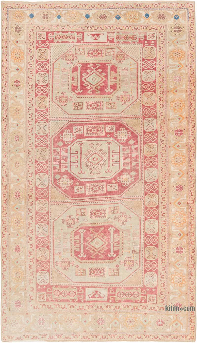 Alfombra Vintage Turca Anudada a Mano - 157 cm x 280 cm - K0081039