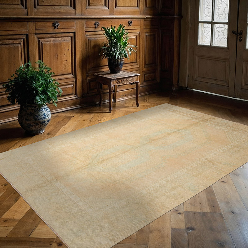 El Dokuma Vintage Halı - 166 cm x 250 cm - K0081040