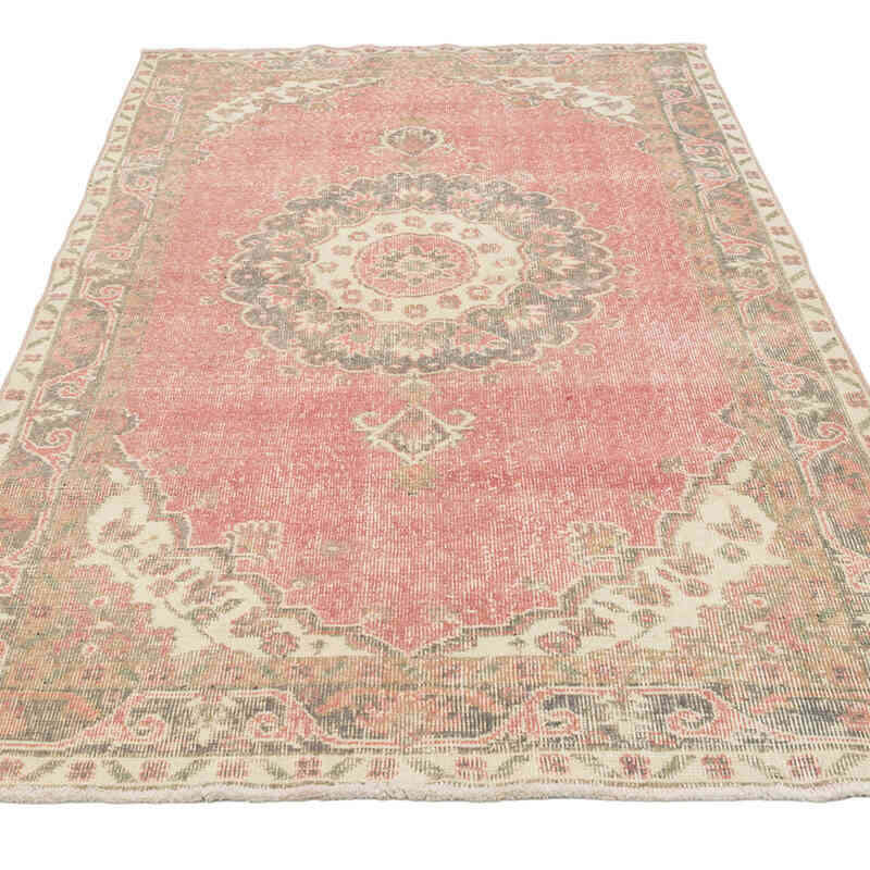El Dokuma Vintage Halı - 120 cm x 210 cm - K0081043