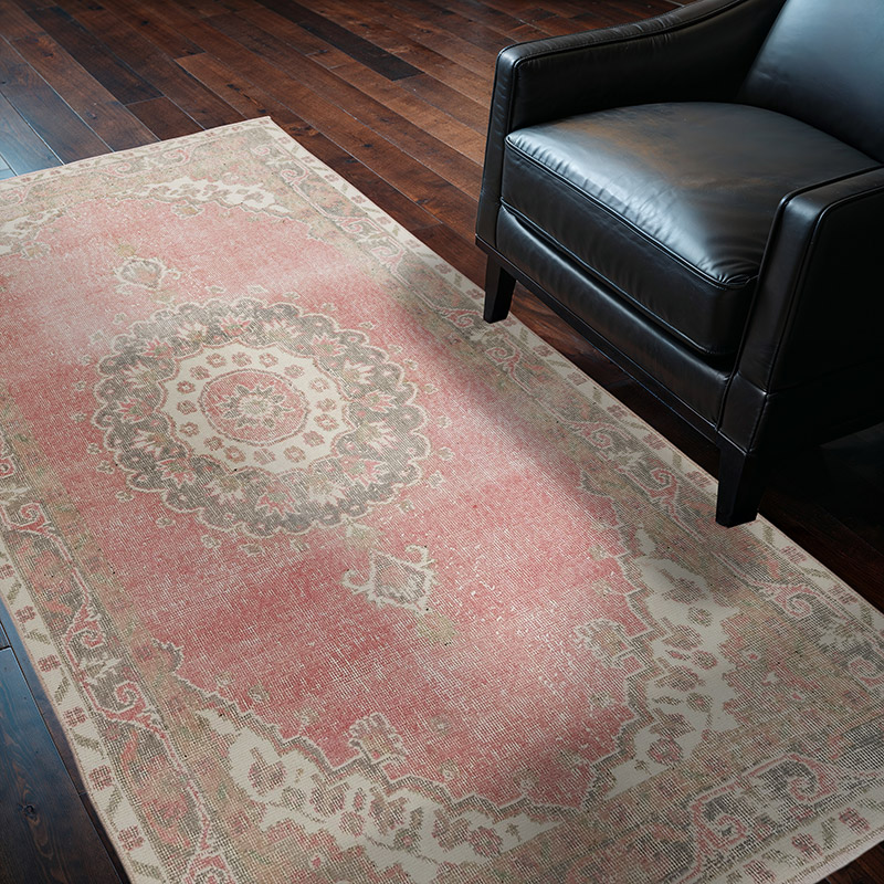 Vintage Turkish Hand-Knotted Rug - 3' 11" x 6' 11" (47" x 83") - K0081043
