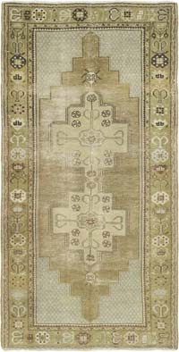 El Dokuma Vintage Halı - 120 cm x 236 cm