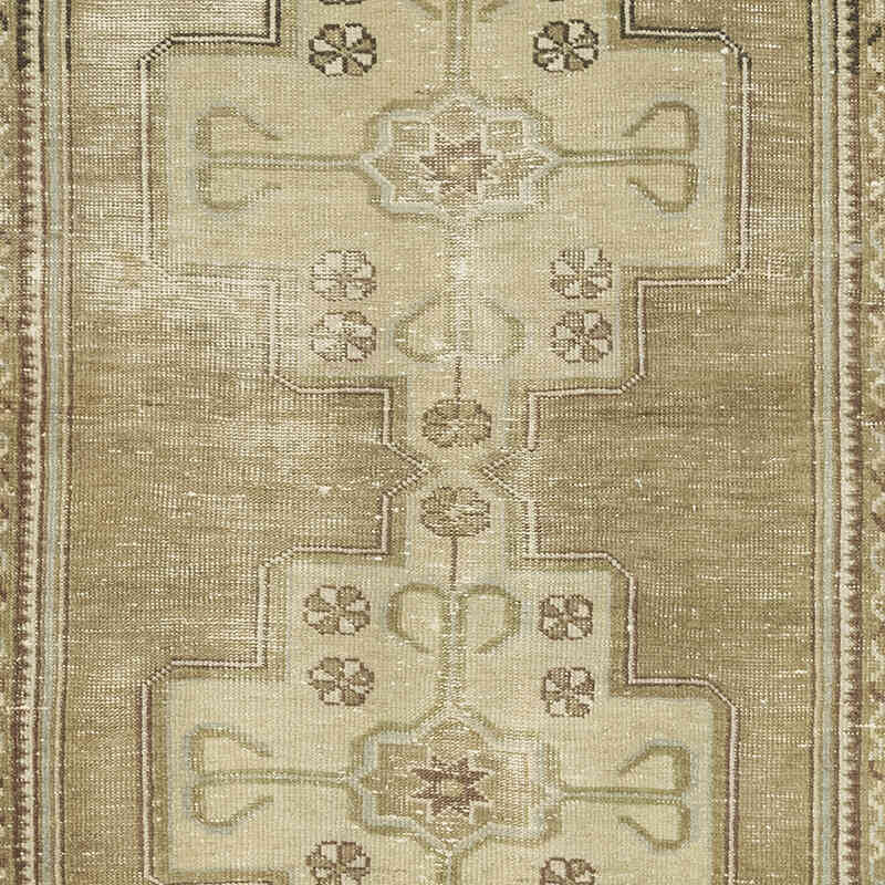 Alfombra Vintage Turca Anudada a Mano - 120 cm x 236 cm - K0081044