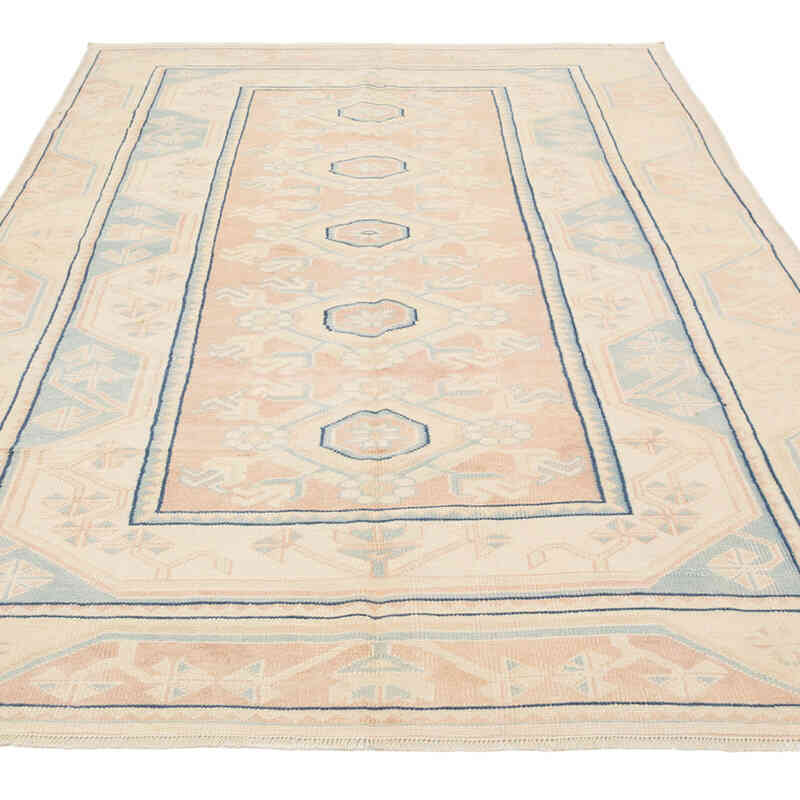 Vintage Turkish Hand-Knotted Rug - 5' 5" x 8' 5" (65" x 101") - K0081046