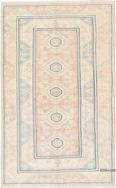 Alfombra Vintage Turca Anudada a Mano - 165 cm x 256 cm