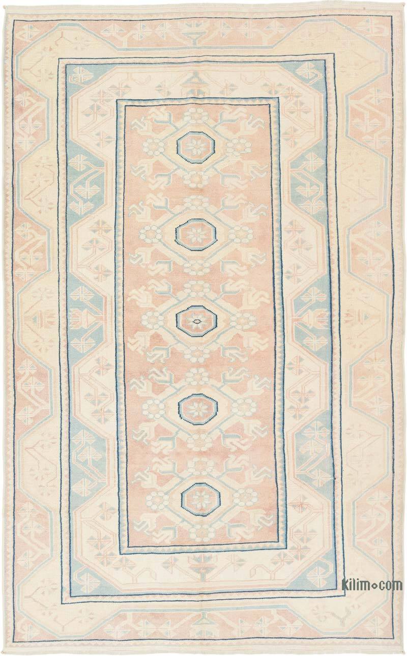 Vintage Turkish Hand-Knotted Rug - 5' 5" x 8' 5" (65" x 101") - K0081046