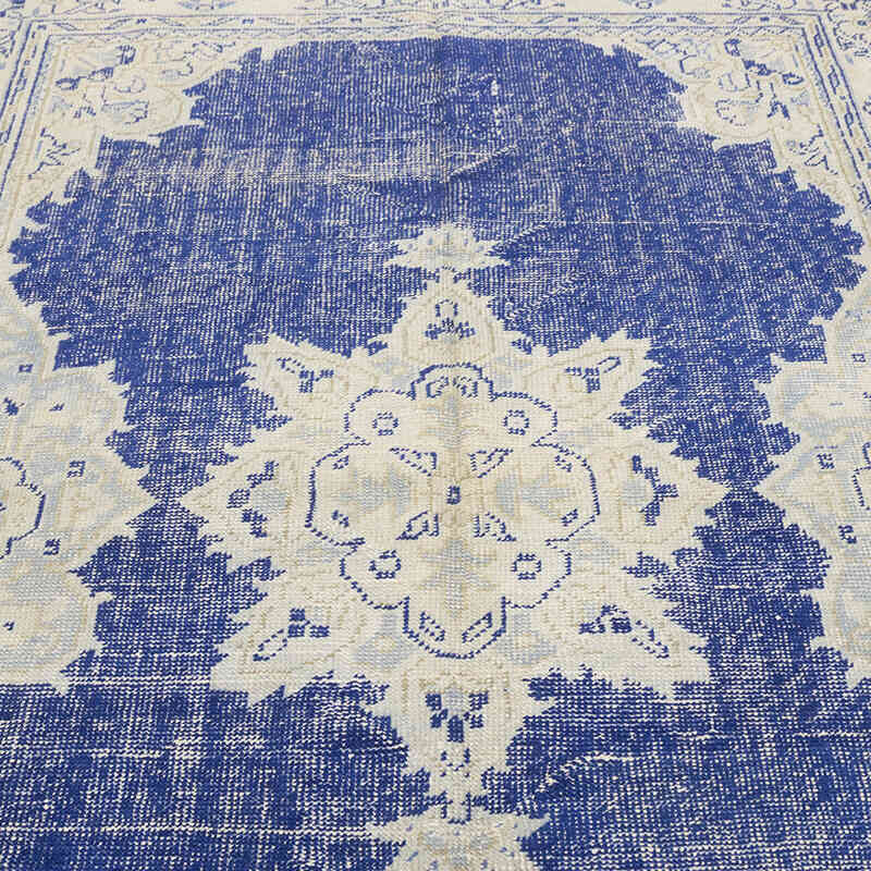 Alfombra Vintage Turca Anudada a Mano - 167 cm x 228 cm - K0081049
