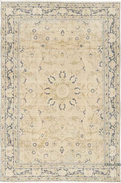 Alfombra Vintage Turca Anudada a Mano - 193 cm x 292 cm
