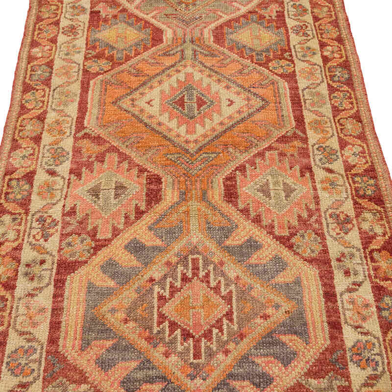 Alfombra Vintage de pasillo - 89 cm x 338 cm - K0081053